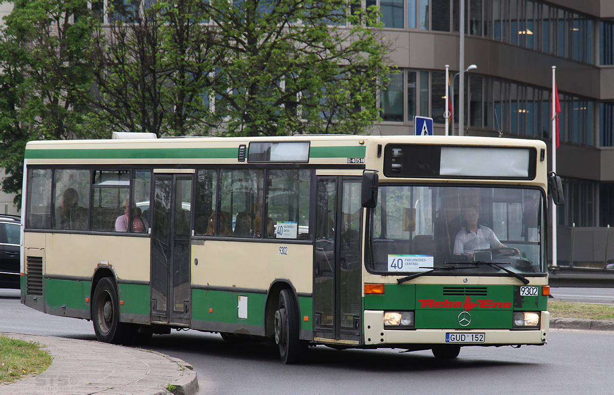 Литва, Mercedes-Benz O405N № 9302