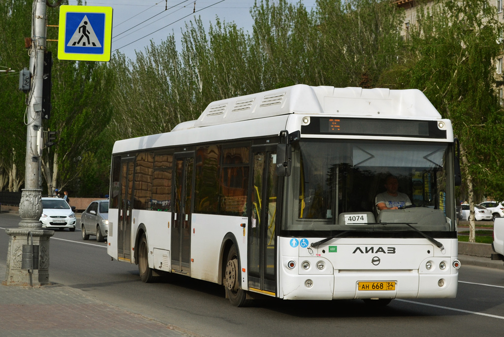 Волгоградская область, ЛиАЗ-5292.67 (CNG) № 4074