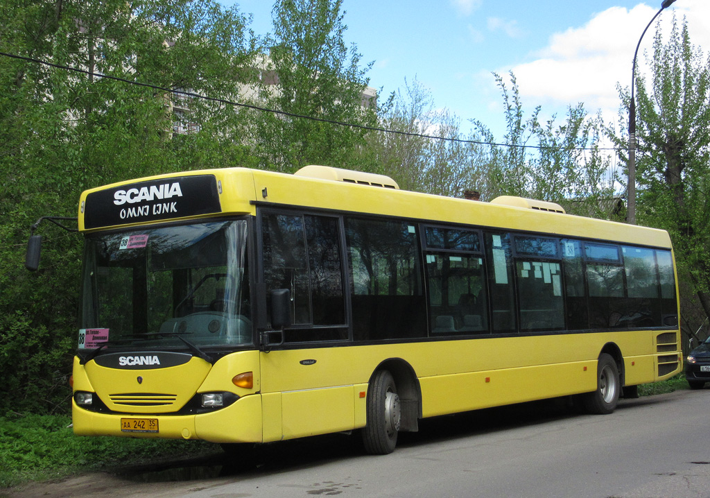 Вологодская область, Scania OmniLink I (Скания-Питер) № АА 242 35