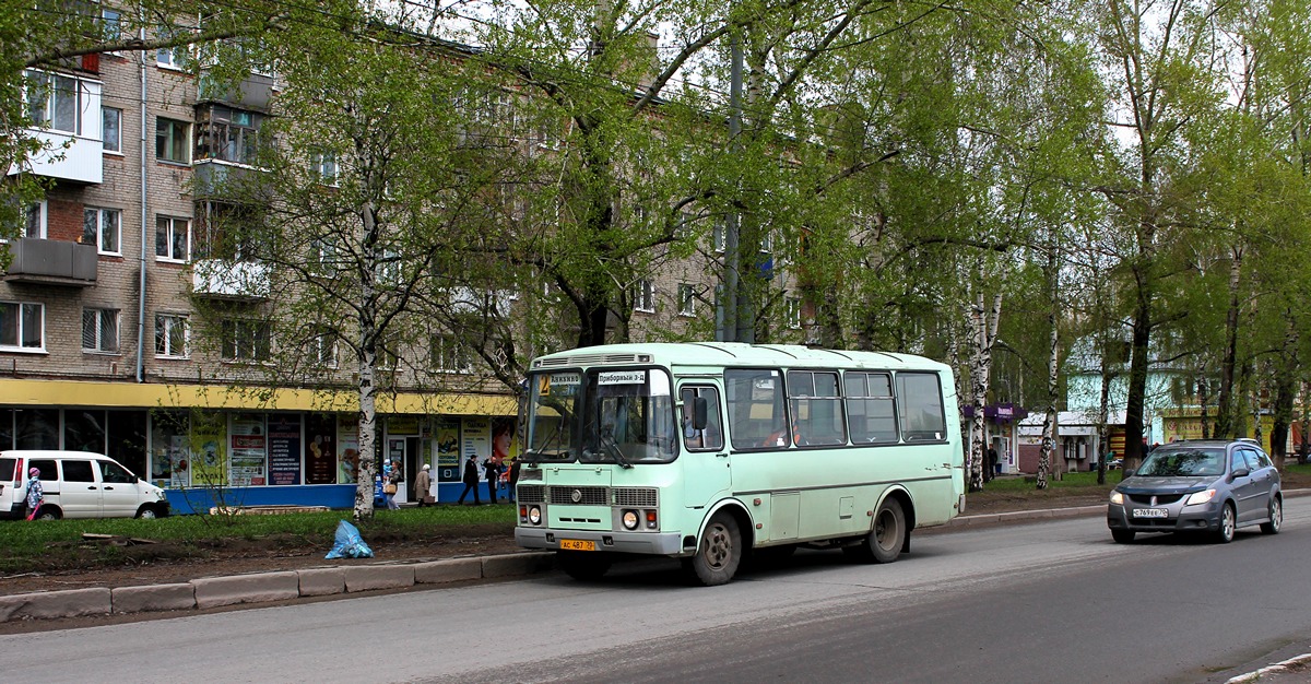 Томская область, ПАЗ-32054 № АС 487 70