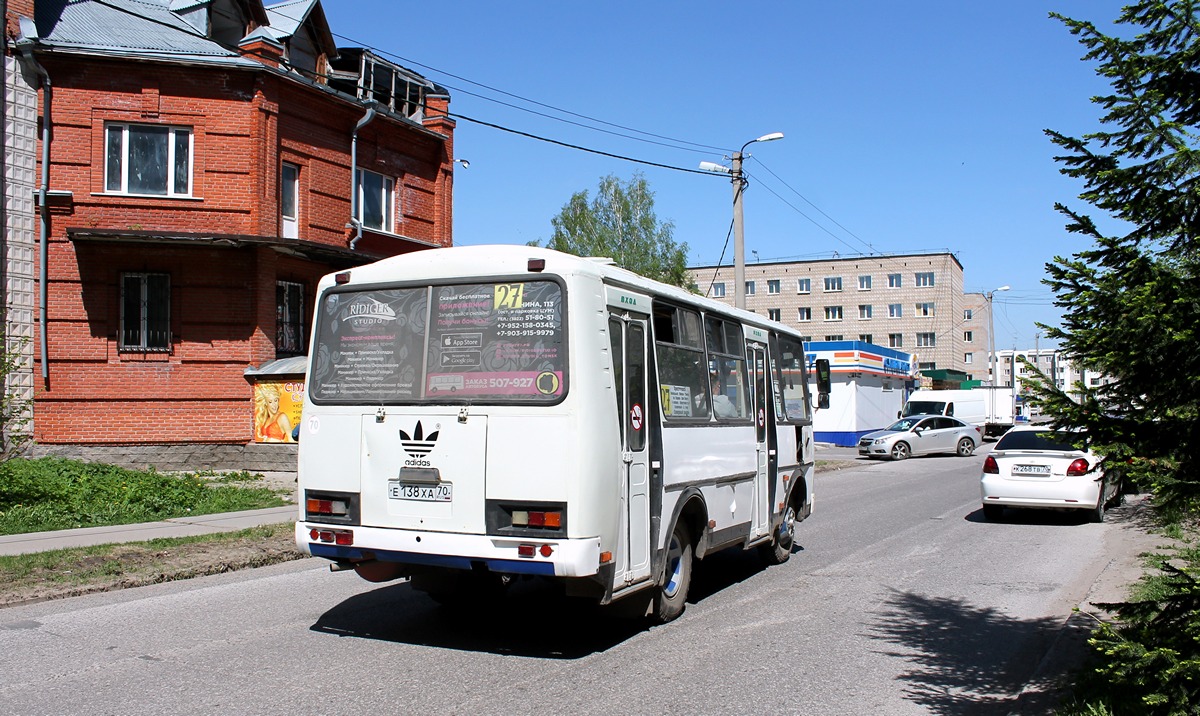 Томская область, ПАЗ-32054 № Е 138 ХА 70