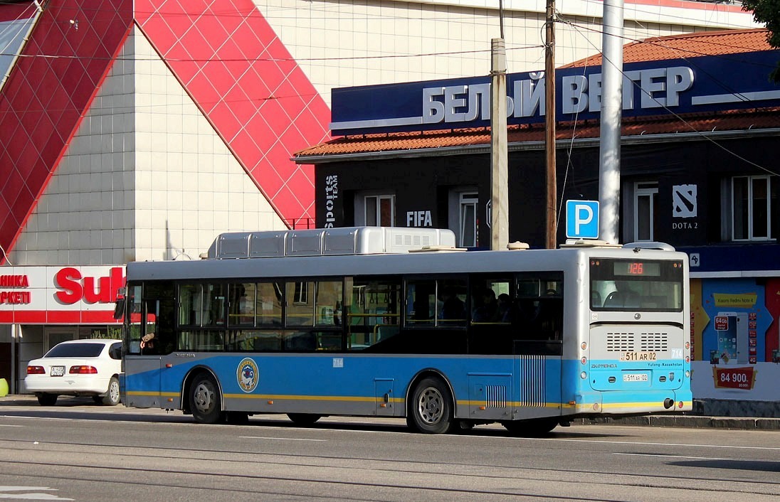 Алматы, Yutong ZK6118HGA № 714