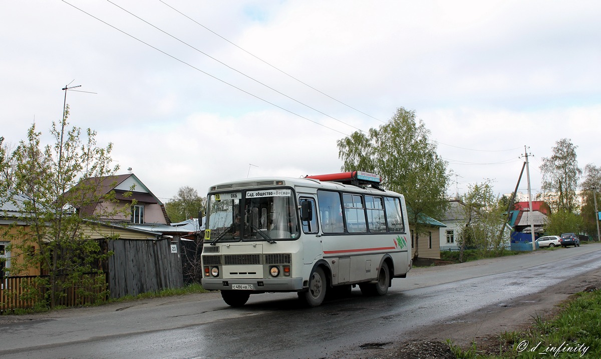 Томская область, ПАЗ-32054 № С 486 НВ 70