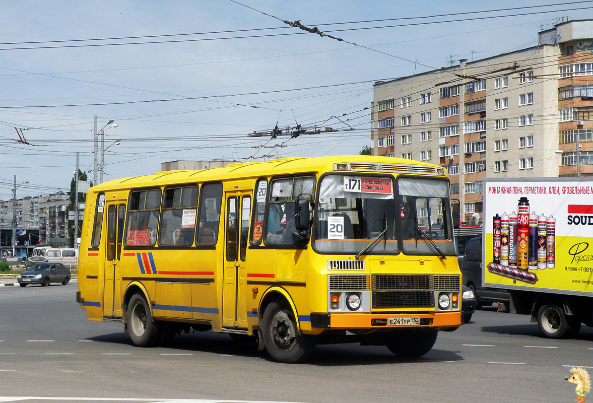 Нижегородская область, ПАЗ-4234-05 № Е 241 УР 152