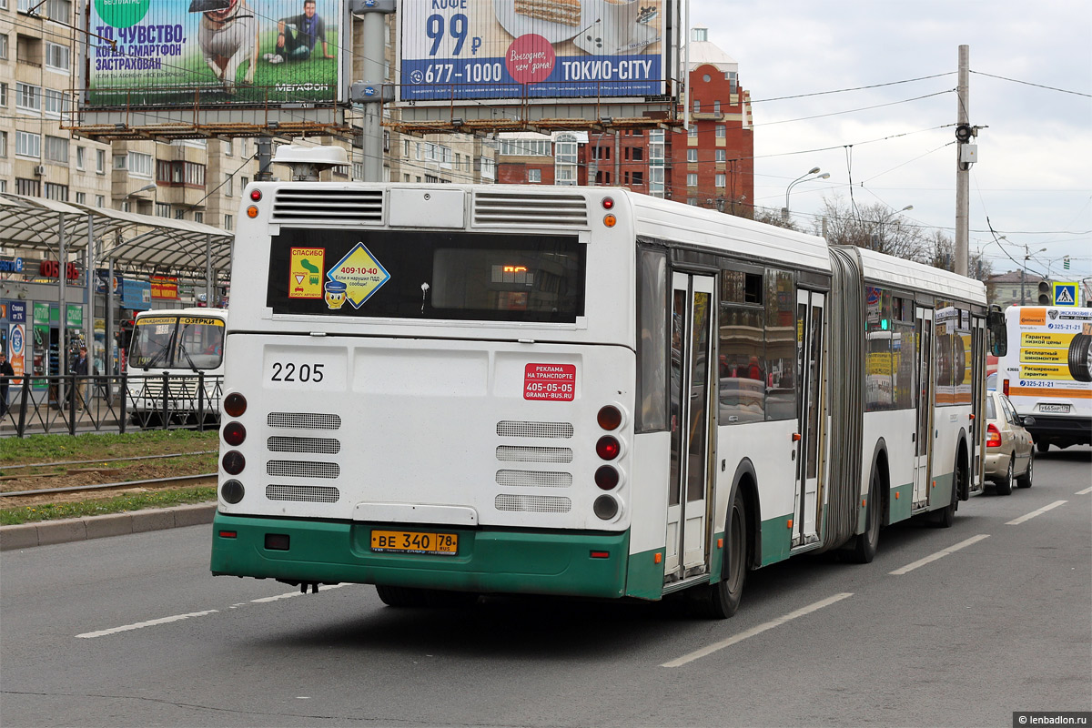 Санкт-Петербург, ЛиАЗ-6213.20 № 2205