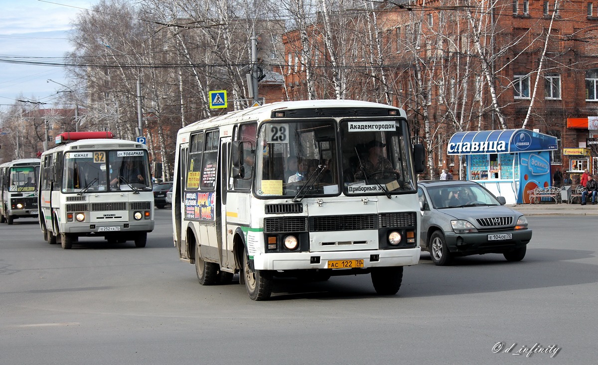 Томская область, ПАЗ-32051-110 № АС 122 70