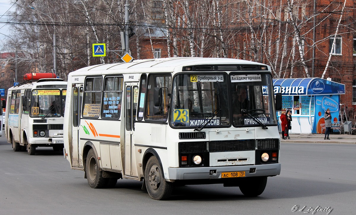 Томская область, ПАЗ-32054 № АС 108 70