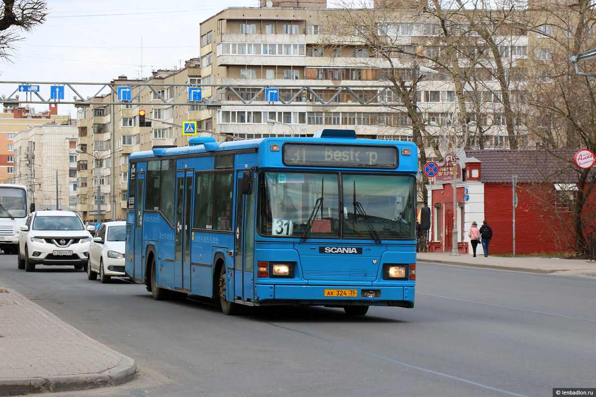 Вологодская область, Scania CN113CLL MaxCi № АК 324 35