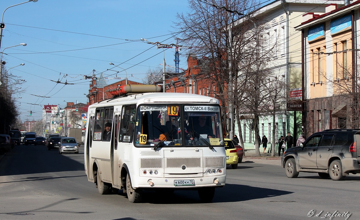 Томская область, ПАЗ-32054 № К 600 КН 70