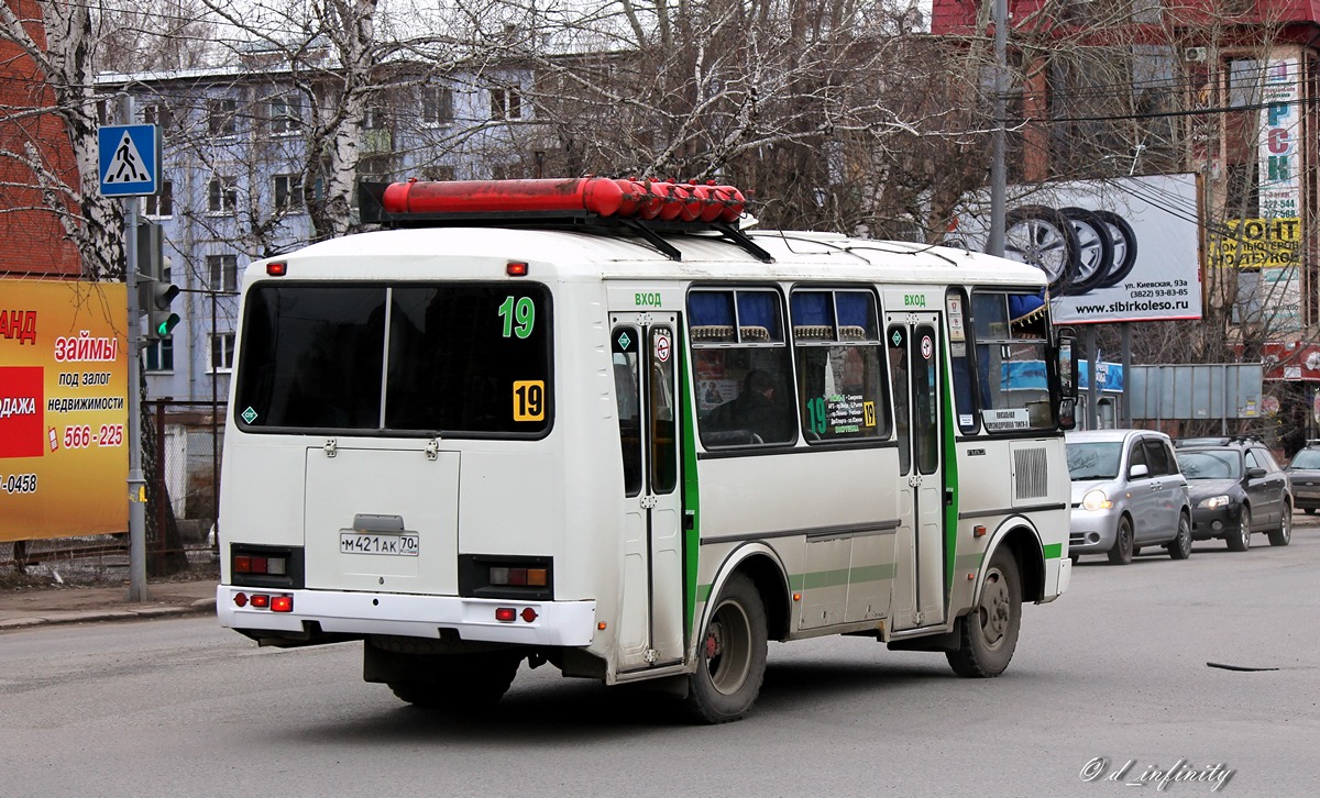 Томская область, ПАЗ-32054 № М 421 АК 70