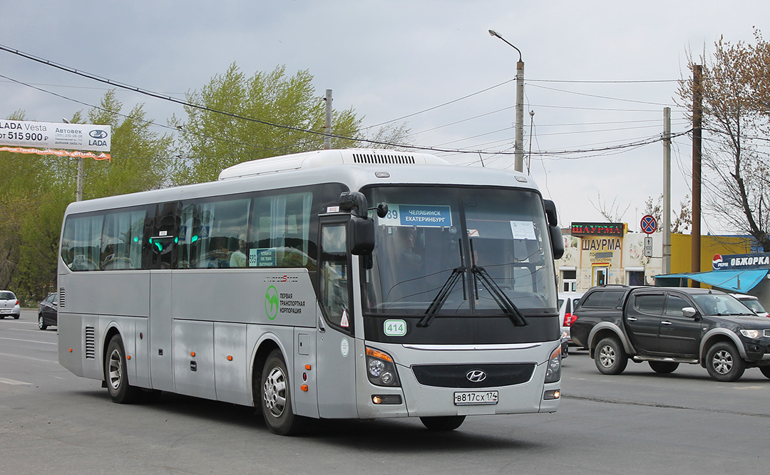 Челябинская область, Hyundai Universe Space Luxury № 414