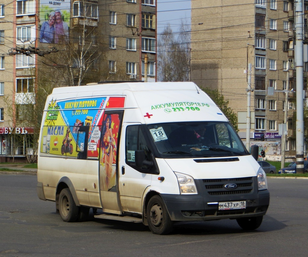 Удмуртия, Нижегородец-222708  (Ford Transit) № М 437 ХР 18