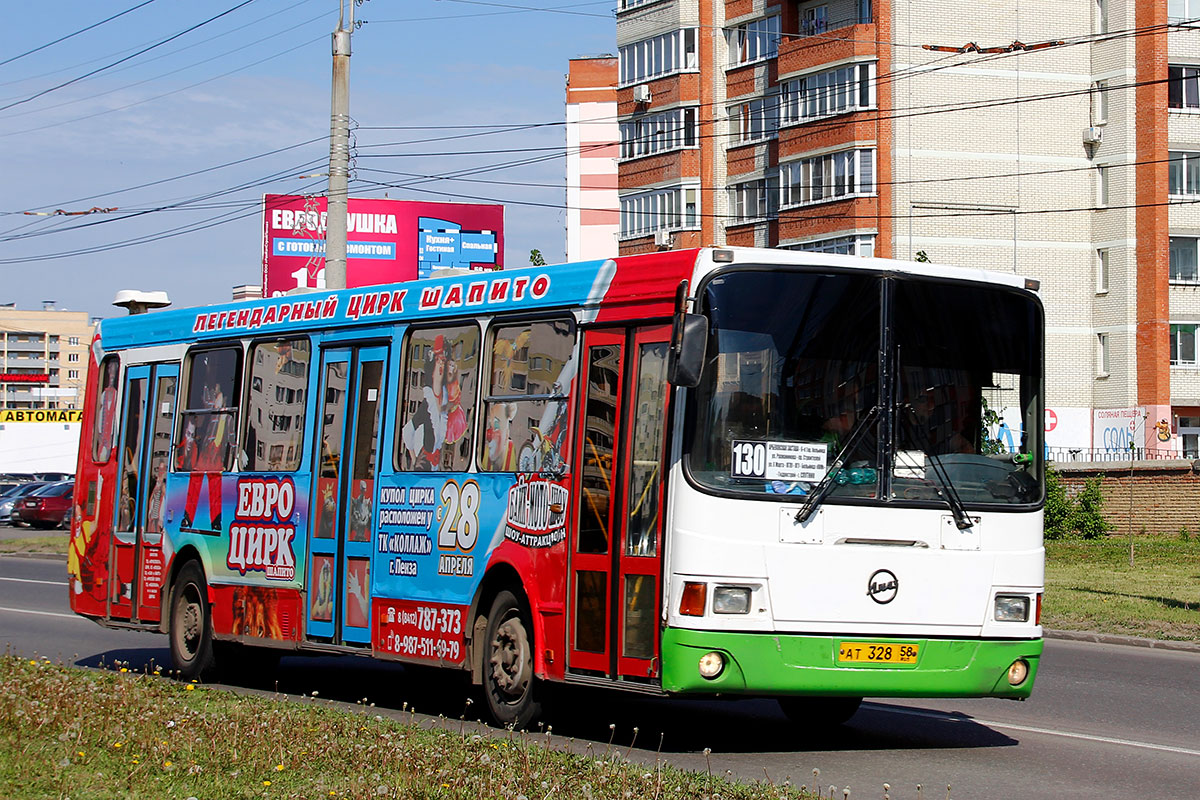 Penza region, LiAZ-5256.45 # АТ 328 58