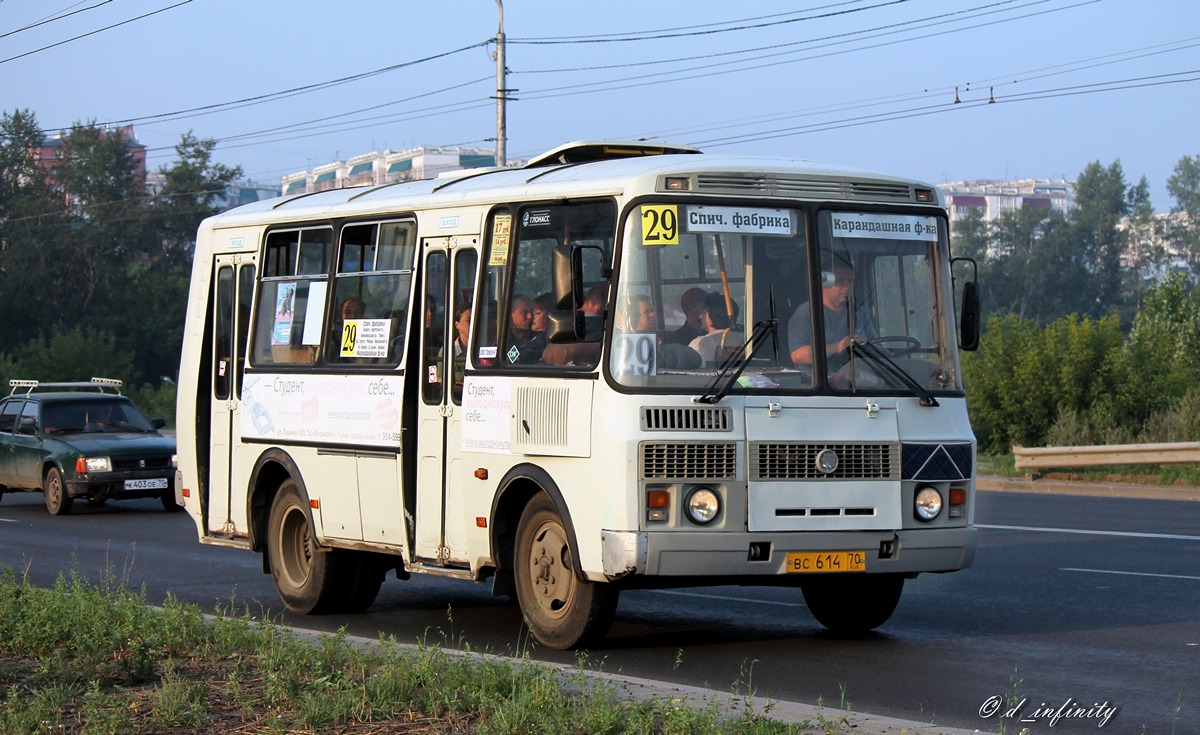 Томская область, ПАЗ-32054 № ВС 614 70