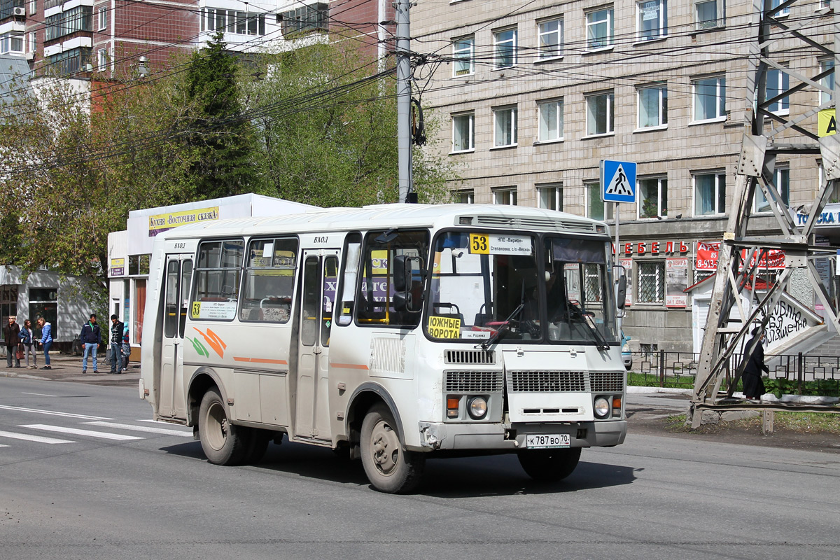 Томская область, ПАЗ-32054 № К 787 ВО 70