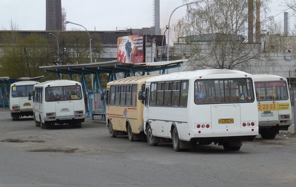 Свердловская область, ПАЗ-4234-05 № У 474 СС 96; Свердловская область, ПАЗ-4234-04 № КА 804 66; Свердловская область — Автовокзалы, конечные станции и остановки