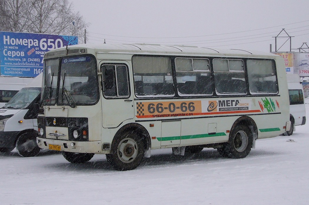 Свердловская область, ПАЗ-32054-07 № КА 791 66