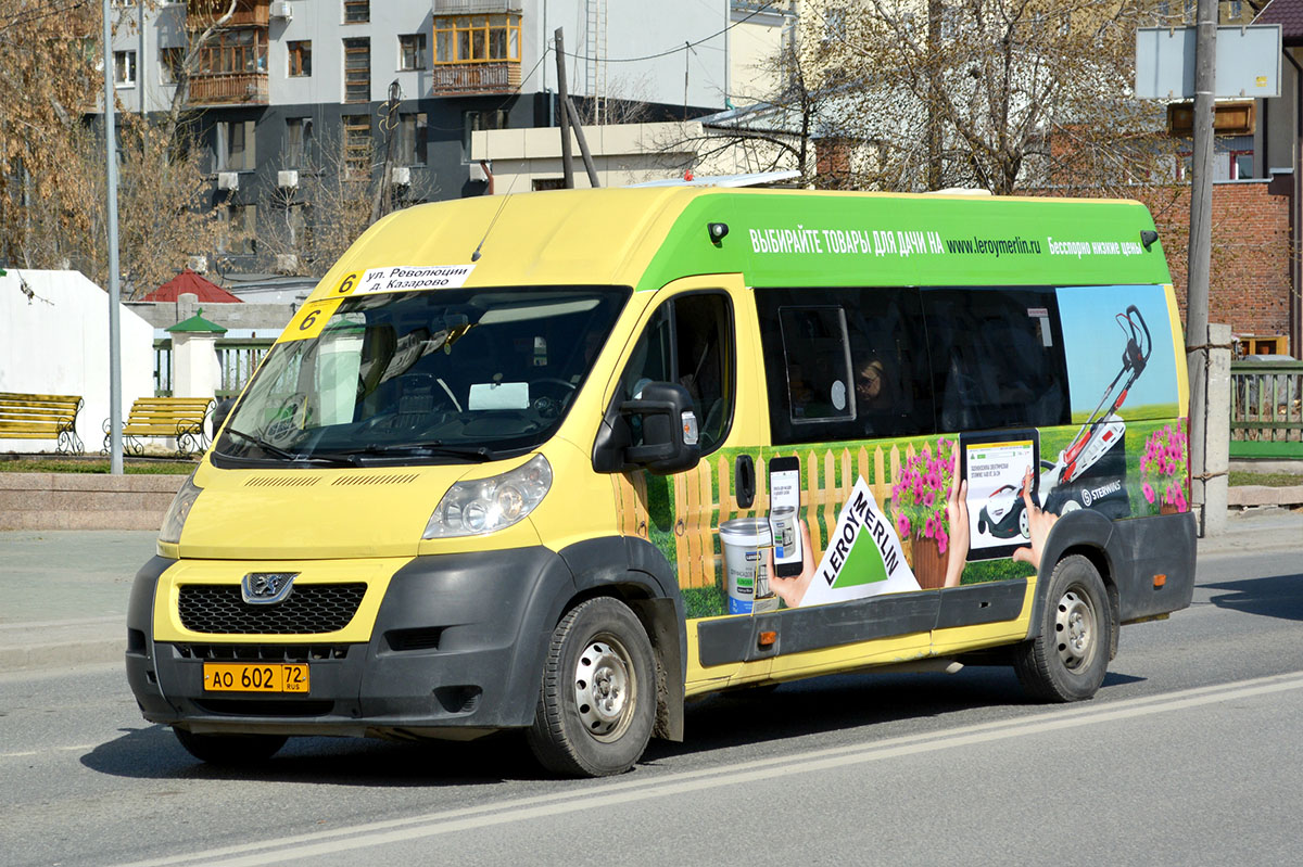 Тюменская область, Нижегородец-2227SK (Peugeot Boxer) № АО 602 72