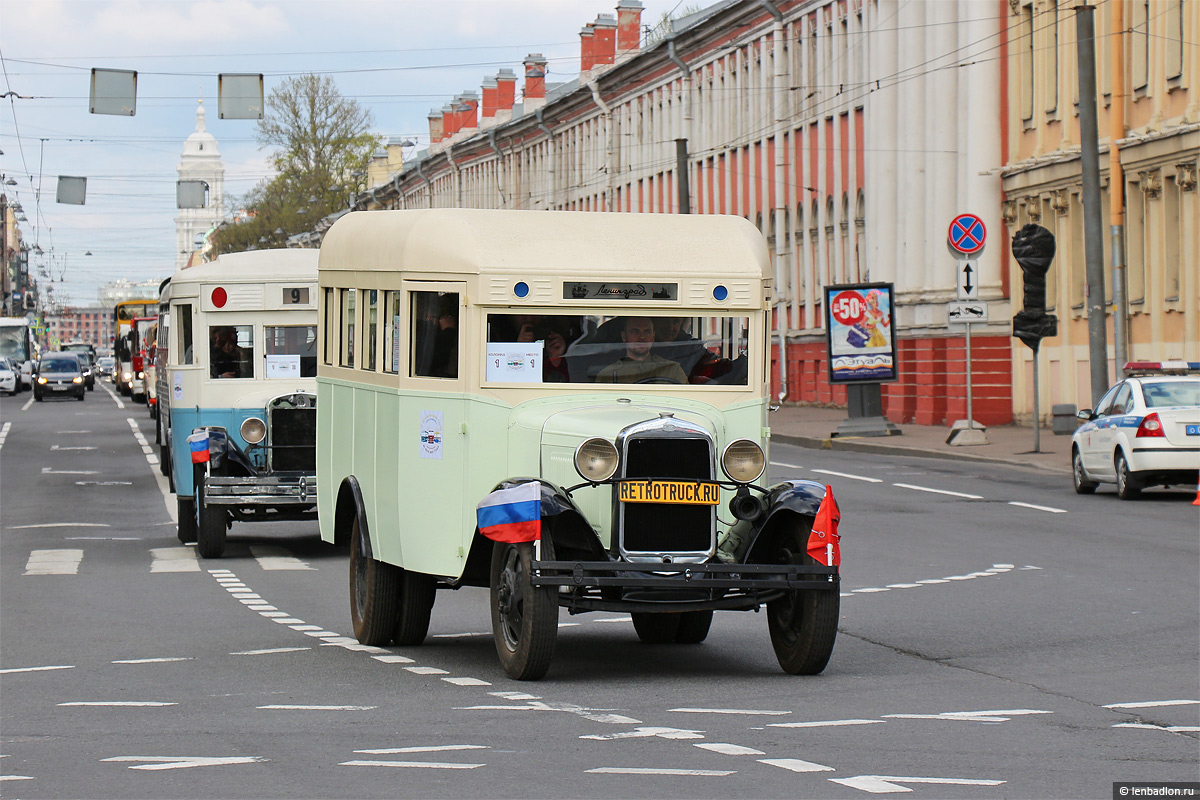 Petrohrad, ГАЗ 03-30 č. Б/Н-3; Petrohrad — 3rd St. Petersburg parade of retro-transport, 21 May 2017