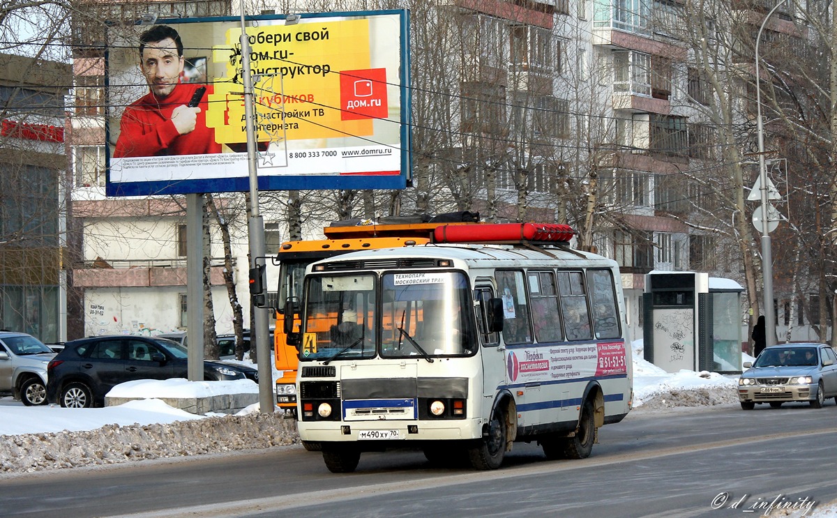 Томская область, ПАЗ-32054 № М 490 ХУ 70