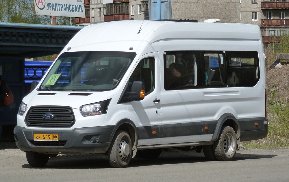 Свердловская область, Ford Transit FBD [RUS] (Z6F.ESG.) № КК 619 66