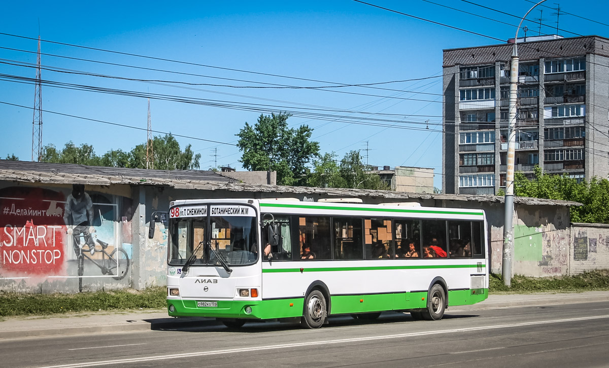 Novosibirsk region, LiAZ-5293.60 # О 982 КО 154