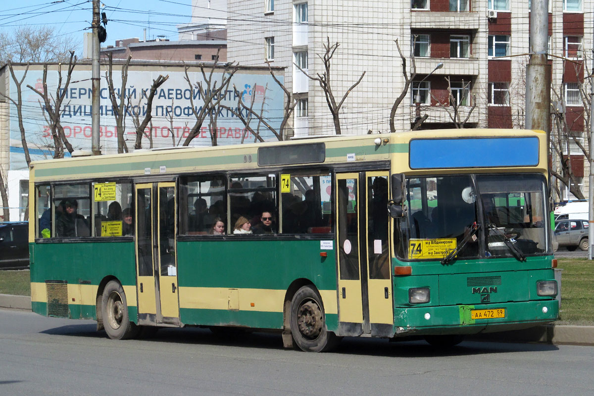 Пермский край, MAN 791 SL202 № АА 472 59