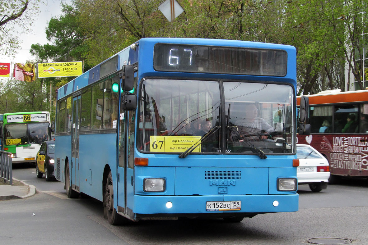 Perm region, MAN 791 SL202 Nr. К 152 ВС 159