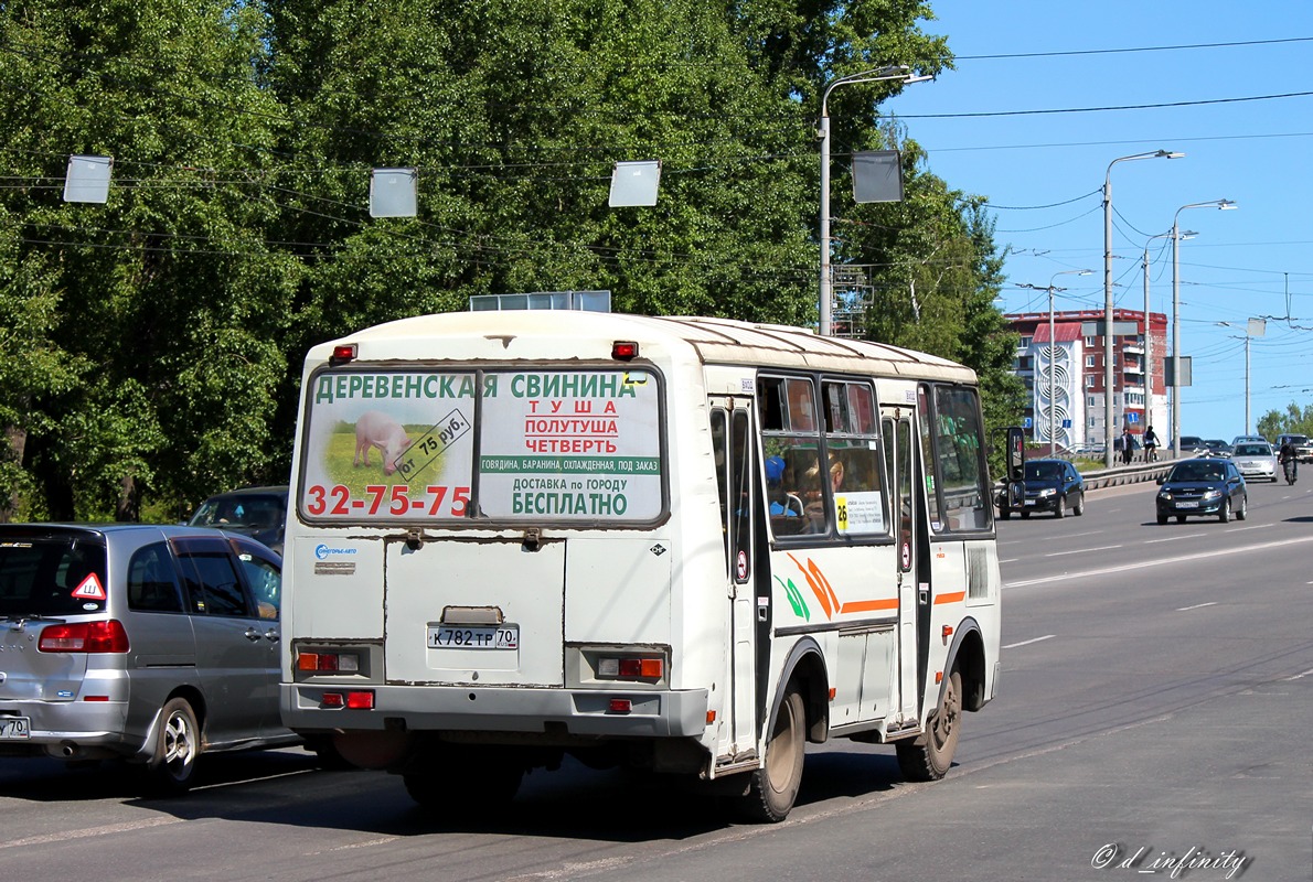 Томская область, ПАЗ-32054 № К 782 ТР 70