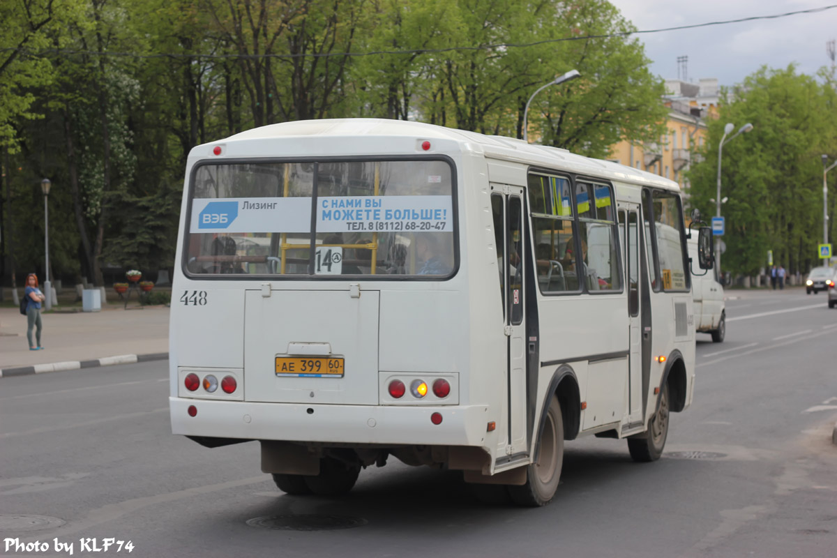 Псковская область, ПАЗ-32054 № 448