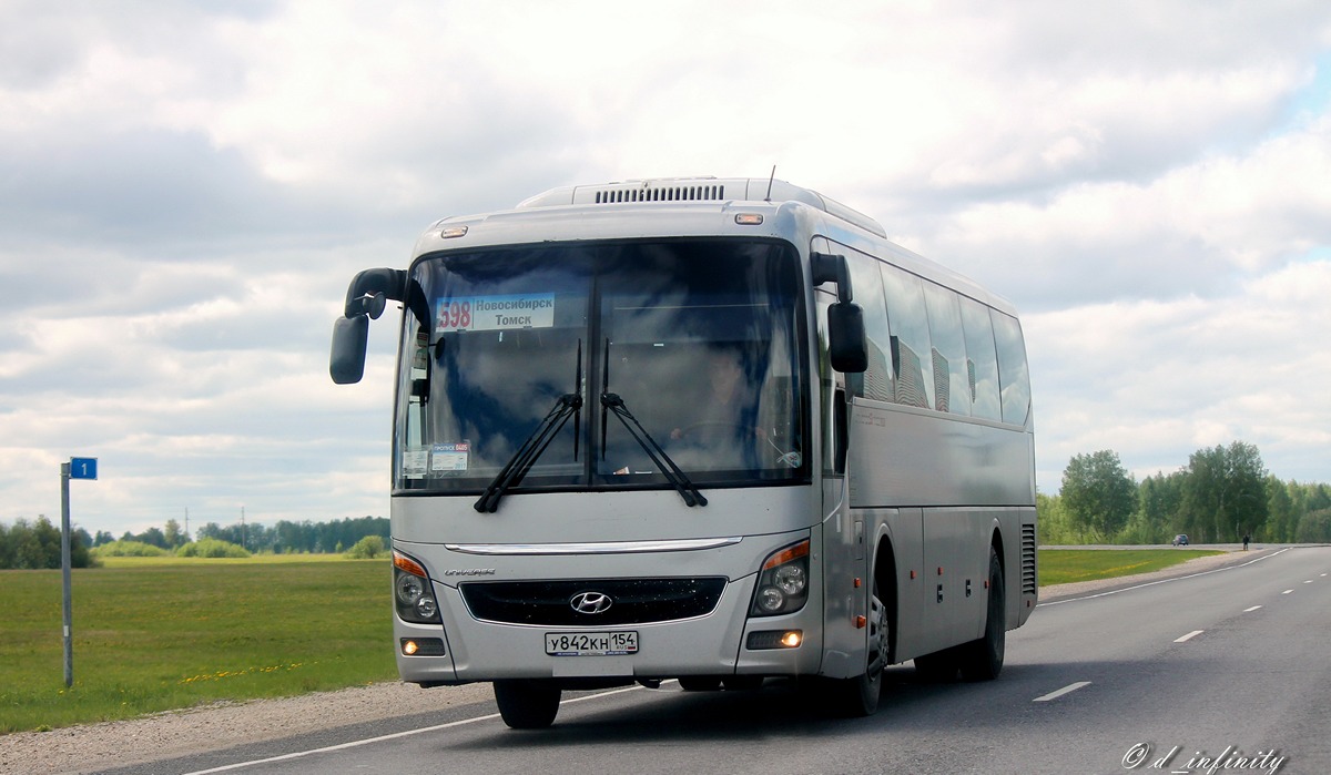 Новосибирская область, Hyundai Universe Space Luxury № У 842 КН 154