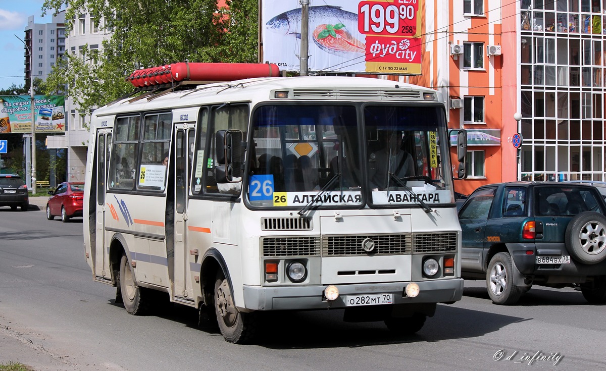 Томская область, ПАЗ-32054 № О 282 МТ 70