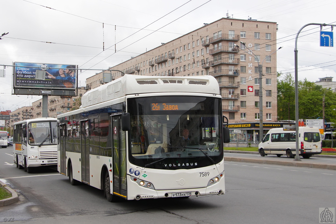 Санкт-Петербург, Volgabus-5270.G2 (CNG) № 7589