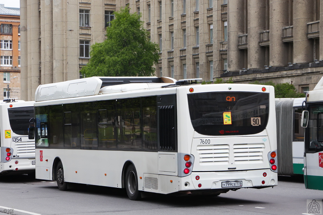 Санкт-Петербург, Volgabus-5270.G2 (CNG) № 7600