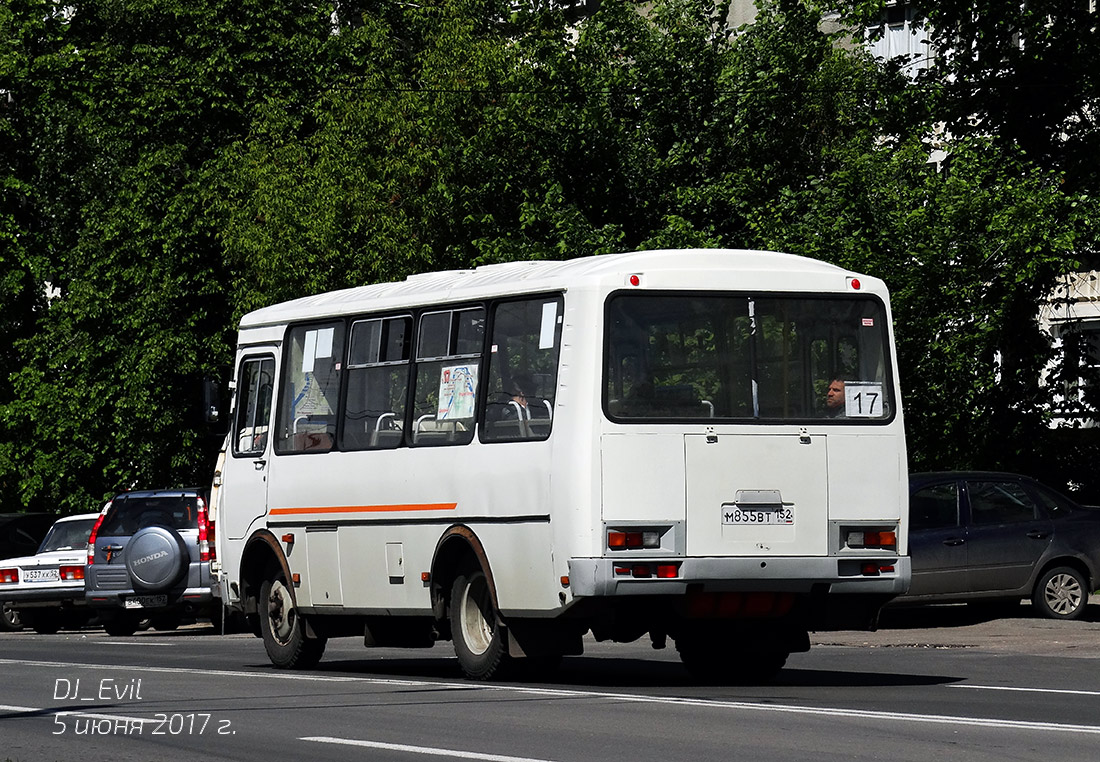 Nizhegorodskaya region, PAZ-32054 # М 855 ВТ 152
