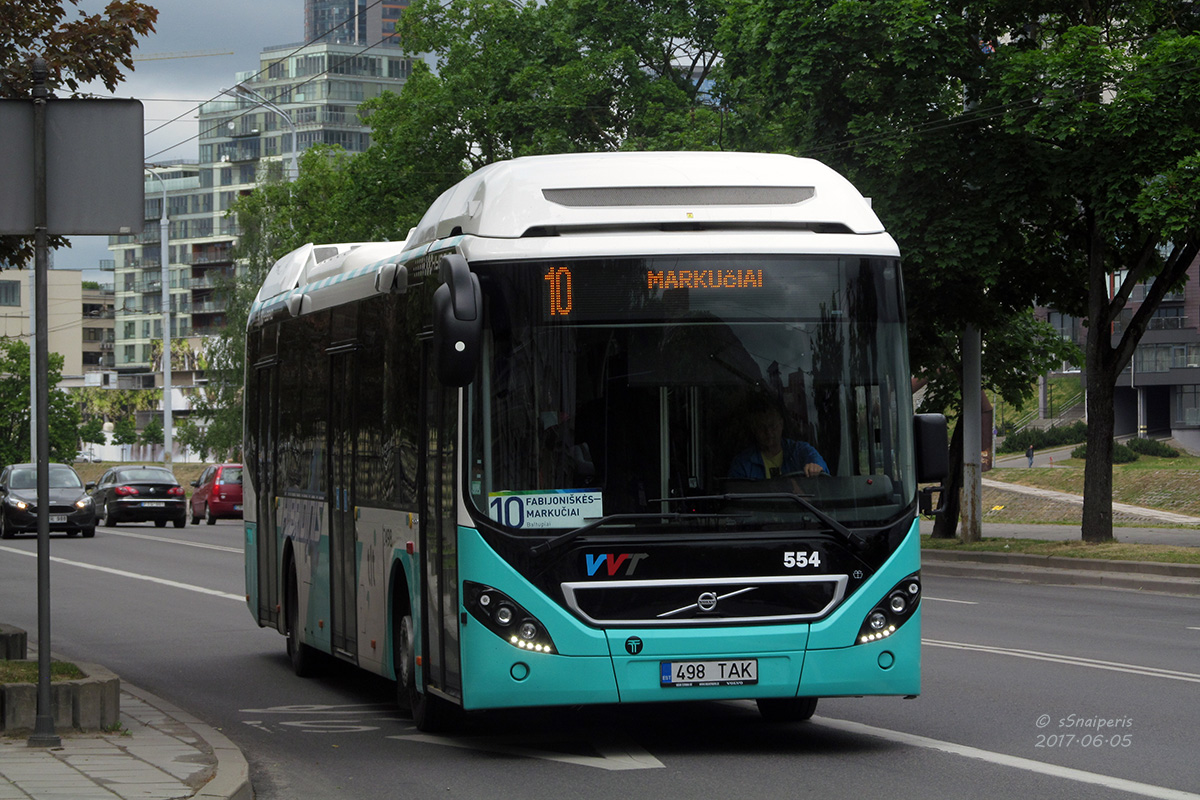 Литва, Volvo 7900 Hybrid № 554