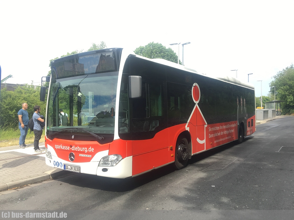 Гессен, Mercedes-Benz Citaro C2 LE № DA-JH 3030