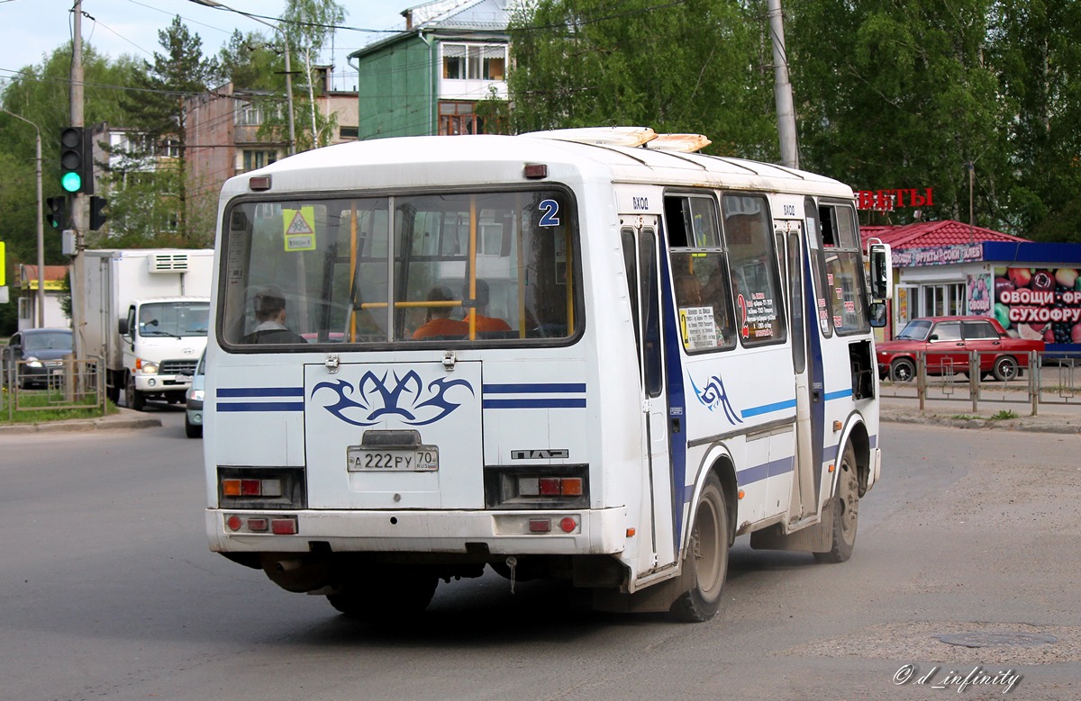 Томская область, ПАЗ-32054 № А 222 РУ 70