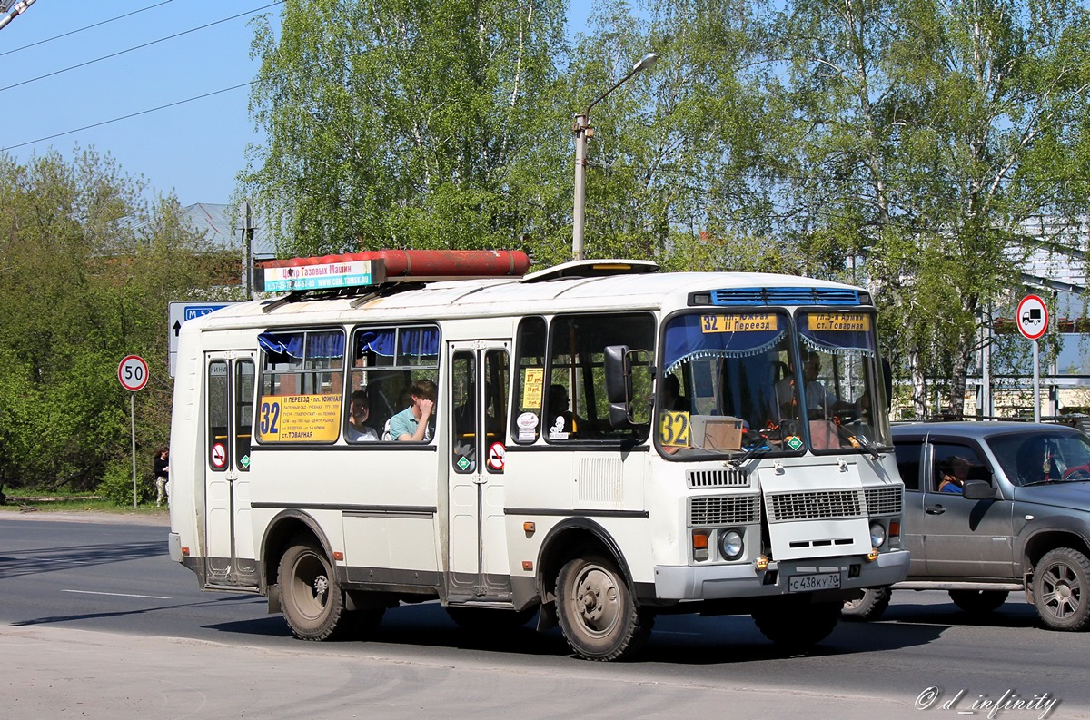 Томская область, ПАЗ-32054 № С 438 КУ 70