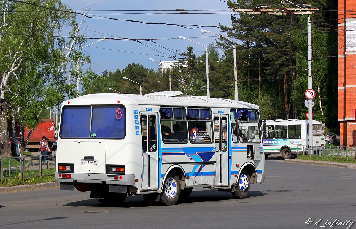 Томская область, ПАЗ-32054 № К 118 ТС 70