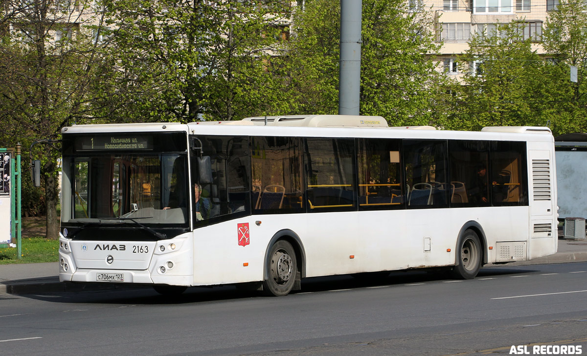 Санкт-Петербург, ЛиАЗ-5292.30 № 2163