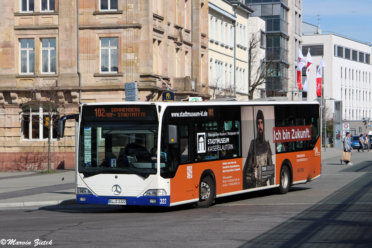 Рейнланд-Пфальц, Mercedes-Benz O530 Citaro № 322