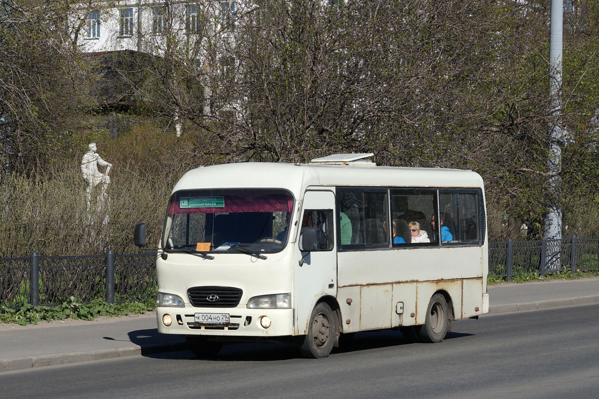 Архангельская область, Hyundai County SWB C08 (РЗГА) № К 004 НО 29