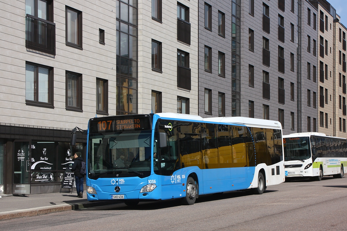 Финляндия, Mercedes-Benz Citaro C2 LE MÜ № 1036