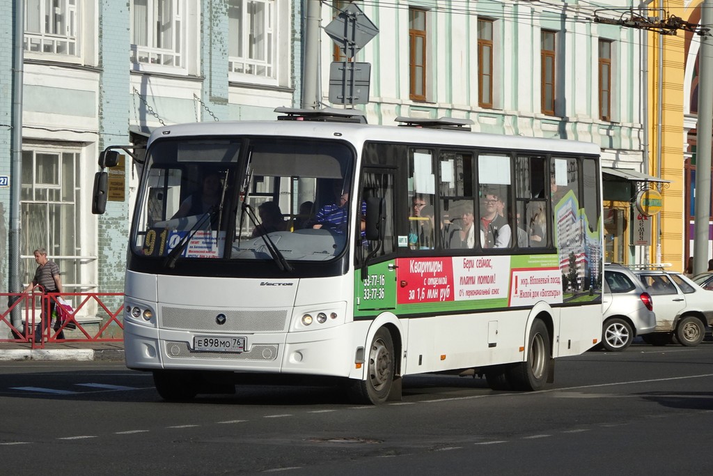 Ярославская область, ПАЗ-320412-05 "Вектор" № Е 898 МО 76