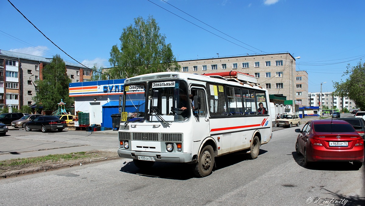 Томская область, ПАЗ-32054 № К 135 ОХ 70