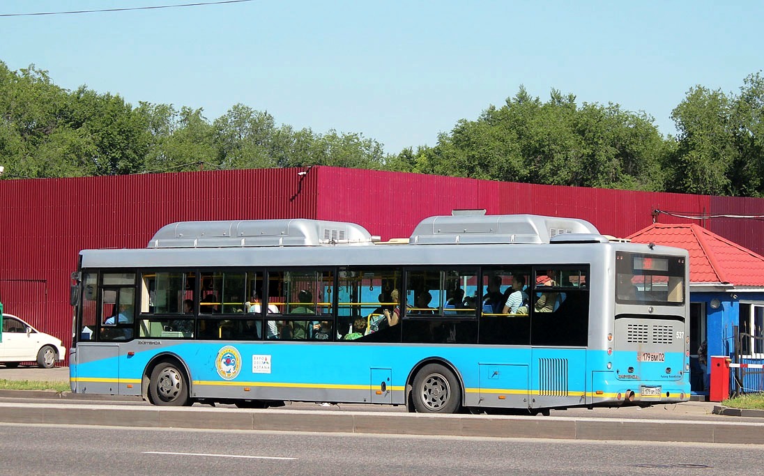 Алматы, Yutong ZK6118HGA № 537