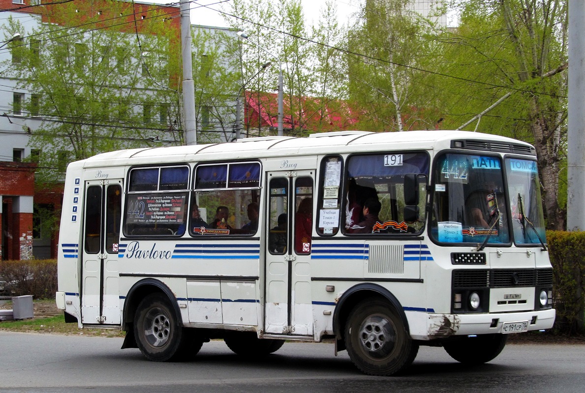 Tomsk region, PAZ-32054 # С 191 СР 70