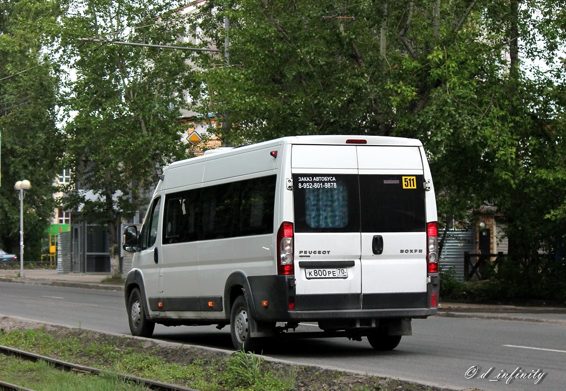 Томская область, Нижегородец-2227SK (Peugeot Boxer) № К 800 РЕ 70