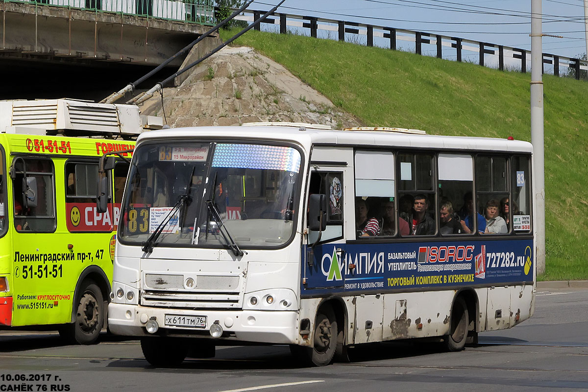 Ярославская область, ПАЗ-320402-03 № Х 611 ТМ 76